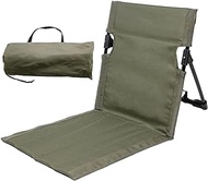 Foldable Chair Stadium Seats for Bleachers with Back Support | Folding Garden Chair | Stadium Seat Cushion Lightweight Padded Seat for Sporting Events and Outdoor Concerts