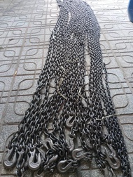 Dây xích Đúc chịu lực chuẩn hàng Mỹ g80 loại 8 ly dài 5 m có móc hai đầu