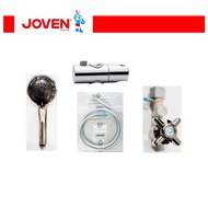 Original Joven 1.5M Water Heater Outlet Hose PVC Hose Shower Head 5 Spray Mode Stop Valve Shower Hea