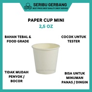 80PCS PAPER CUP 2.5 OZ PAPER CUPS SMALL MINI TESTER PLAIN