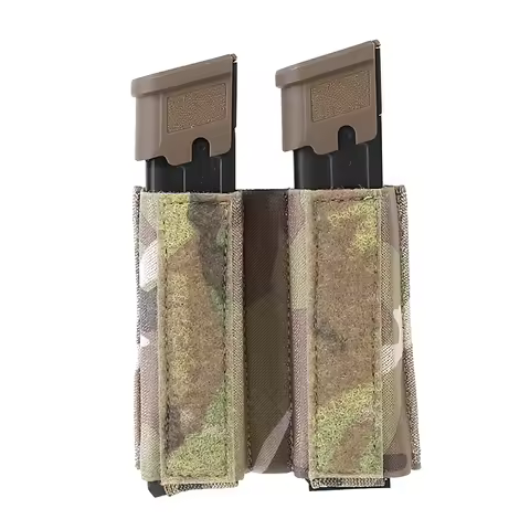 PEW TACTICAL FERRO STYLE Turnover- Double Pistol AIRSOFT 9MM MAG Glock BB Ammo pouch tactic pouch