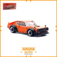 PopRace 1:64 Skyline GTR V8 Drift KENMERI Orange PR640173 Diecast Vehicles / Car Toy