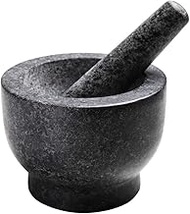 SMLZV Mortar and Pestle,Granite Mortar &amp; Pestle Natural Stone Grinder Vintage Marble Kitchen Manual Grinder for Spices,Seasonings,Garlic