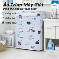 7-10kg Vertical Drum Washing Machine Cover, Thick Washing Machine Cover, Dustproof, Waterproof, Suns