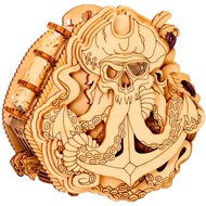 Blackbeard's Compass Puzzle Box - Escape Room in a Box - Brainteaser - 3D Escape Game Money Box - Gi