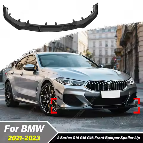 For BMW 8 Series G14 G15 G16 M Sport MP Style 2021 2022 2023 Automobile Front Bumper Spoiler Lip Dec