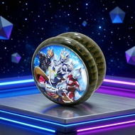 Swivel Yo-Yo Double Light Luminous Cartoon Anime Ultraman Incredibles King Kong Black H7-8