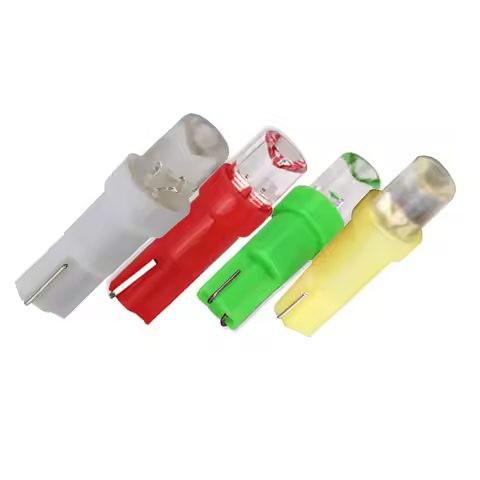 10-Piece DC 6V 6.3V T5 LED Pilot Lights T5 DC 6V LED Indicator Lights LED Warning Light LED T5 Signa