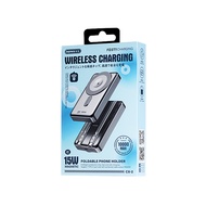 Power Bank 10000mAh RPP-678 (SilverN) Wireless - แบตสำรอง REMAX