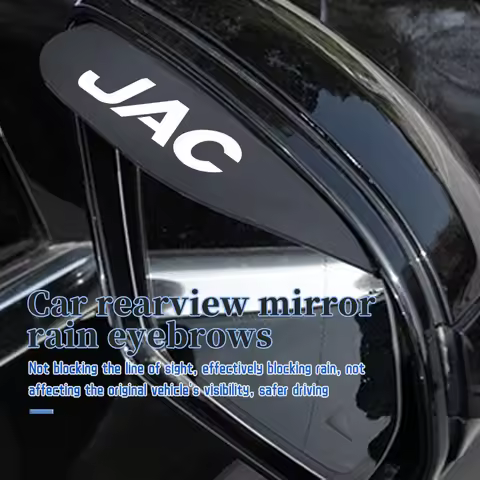 For JAC Car Sun Visor Rearview Mirror Rain Eyebrow Shield Stickers J3 J2 S5 A5 J5 J6 J4 S2 T8 RF8 M3