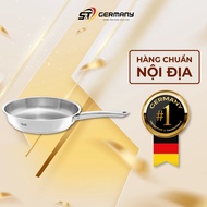 Fissler Crispy Steelux Pro stainless steel pan made in Germany, premium frying pan GermanySnT