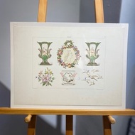 19th世紀法國古董瓷器書籍-賽佛爾瓷器彩色平版印刷(1892年)