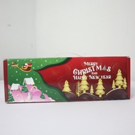 FREE Hangtag Cardboard Christmas Cake Box Size 35x12x6.5cm Cake Box Jar Box of 3 - Tokodus Bandung
