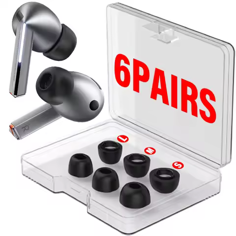 6/3/1Pairs Silicone Earbuds Tips for Samsung Galaxy Buds 3 Pro Earphone Replacement Earplugs For Gal