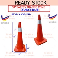 30" Safety Traffic Cone Safety Cone PVC Traffic Safety Cone Carpark Cone Road Block With Reflective 