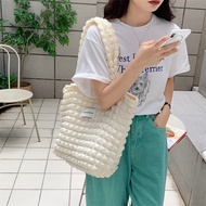 Cloth tote bag with zipper, checkered canvas tote bag, zippered shoulder bag, canvas zipper, large j