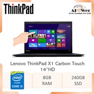 [APOWER TECH TRADING]  ThinkPad X1Carbon Touch Laptop i5 5thgen/8GBRAM/240GBSSDWin 10 Refurbished