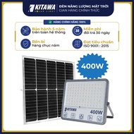 [VOUCHER 10%] Đèn Pha Năng Lượng Mặt Trời Tự Động 400W Mắt Ngọc Chống Chói Chống Nước IP67 KITAWA - 