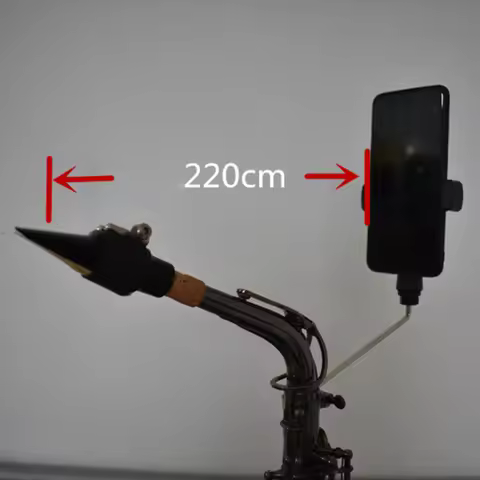 New Mobile Phone Holder Saxophone Stand Support Music Attachment Bracket Grip Mount Clip Cell Kickst