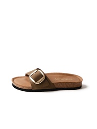 รองเท้าแตะเพื่อสุขภาพ Brexley รุ่น Amy หนังนูบัค