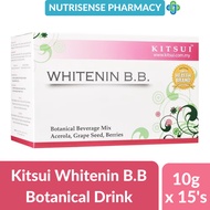 KITSUI Whitening BB (TANPA COLLAGEN) 10g x 15 sachets- Jeragat, Pigment, Kulit Berpori