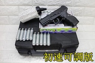 武SHOW KWC TAURUS PT24/7 CO2槍 初速可調版 + CO2小鋼瓶 + 奶瓶 + 槍盒 ( 巴西