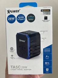 XPower 旅行萬用插頭 （4USB）