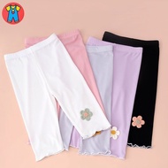 (0-7Yrs)80-140cm Kids Pants Girls Pajama For Boy/girl Jogging Pants Baby Girls' Ice Silk Pants 0 1 2