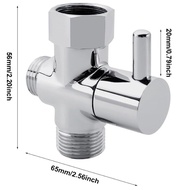 G1/2 "Nhà Van chia nước vòi hoa sen van đồng thau rắn phổ 3 chiều diverter van Van chia nước vòi hoa