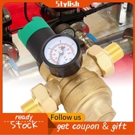 Stylish365 Water Pressure Reducer Easy to Install The Regulator Whole House (1/2 inch (DN15))