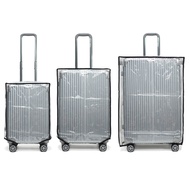 HQLUGGAGE ถุงคลุมกระเป๋าเดินทาง PVC แบบใส