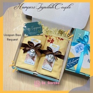 HAMPERS SAJADAH PREMIUM COUPLE BAHAN SUEDE GIFT WEDDING IDUL FITRI ULTAH HARI RAYA / SOUVENIR SAJAD