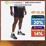 Quần Ngắn Nam Under Armour Project Rock Colorblock Woven - Đen - 1389919-001