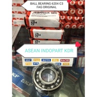 BALL BEARING 6204 C3 FAG ORIGINAL