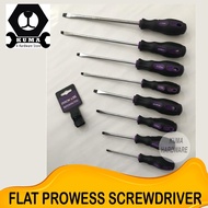 SCREWDRIVER HEAVY DUTY PROWESS 3" 5" 6" 8" POINT (+), FLAT (-)