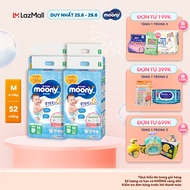 Combo 4 Tã/Bỉm quần cao cấp Moony Blue M52