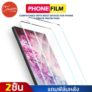 1# (2pcs) Caravan Crew ฟิล์มกระจกเต็มจอ Note 8 Note 9 Note 10 Note 10 Plus Note20 Note20 ultra สองชิ้น ฟิล์ม ฟิล์มกระจก ฟิล์มกันรอยโทรศัพท์ film