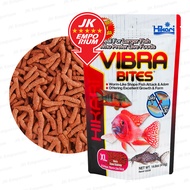 Hikari Vibra Bites XL 125g 415g Large Fish Food Tropical Color Enhancer Bloodworm Pellets Makanan Ik