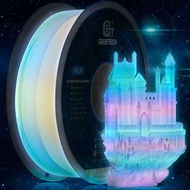 GEEETECH Luminous Filament for Printer 1.75mm±0.1kg (2.2LBS)Glow in the Dark Plastic PLA 3D Printing