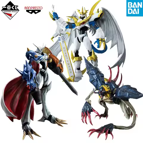 Original Bandai Ichiban KUJI Digimon Adventure Omegamon Imperial Dramon Paladin Form Diaboromon Mode