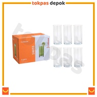 Tall Glass Cup 250 ML SET 6 Pcs Swiss Citinova BW 01 9 CT-006-S
