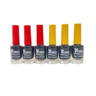 ❃▦Yoko Nail Polish Set Black 6pcs