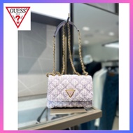 [Guess] GIULLY Tweed chain mini flap bag