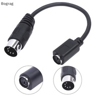 [Bogr] MD 6-pin Female to DIN 5-pin Male Cable Ps2 Keyboard and Mouse Transmission Cable COD