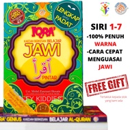 [FY KIDDIES](FREE GIFT)JAWI-IQRA KAEDAH BERKESAN BELAJAR JAWI PINTAR-BUKU-IQRA-IQRA SET LENGKAP 1 6-