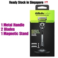 【Ready Stock in SG】GILLETTE Labs Razor Blade with Exfoliating Bar Gillette