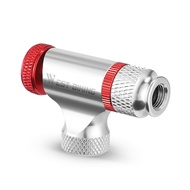 หัวฉีด CO2แบบพกพาขนาดเล็กจักรยานเสือภูเขาเสือหมอบจักรยานไฟฟ้าการควบคุมการหมุนเวียนอุปกรณ์รถจักรยานหั