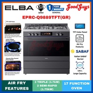 [Seller's Own Fleet] ELBA EPRC-Q9889TFT(GR) Mastro Collection Professional Range Cooker I 5 Burner I