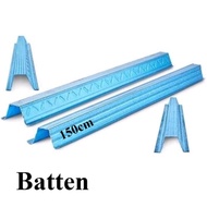 DIY AZ blue V BATTEN, besi biru 1.5meter panjang.. approx 5kaki panjang