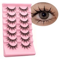 for7 #  SlimEyelash     NaturalExtensionsFluffy- CrossPairsNatural 热卖NewofCosmetics.8cc3D   Eyelashe